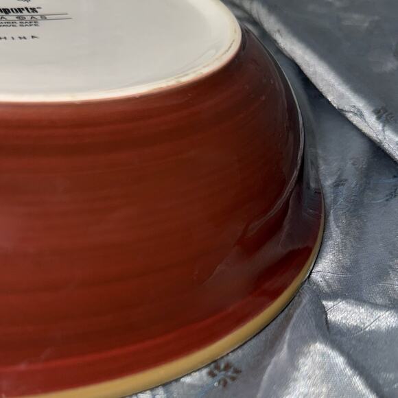 Pier 1 One Cucina Earthenware Italian Pasta Salad Bowl 9.5” Replace Deadstock - Picture 3 of 4